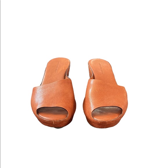 ROBERTO DEL CARLO Brown leather slip on wedges Size 36 - Picture 3 of 7